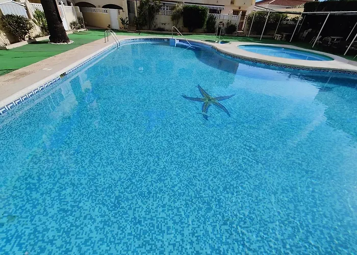 Santana -19 At With Pool, Garage And Lift * Torrevieja